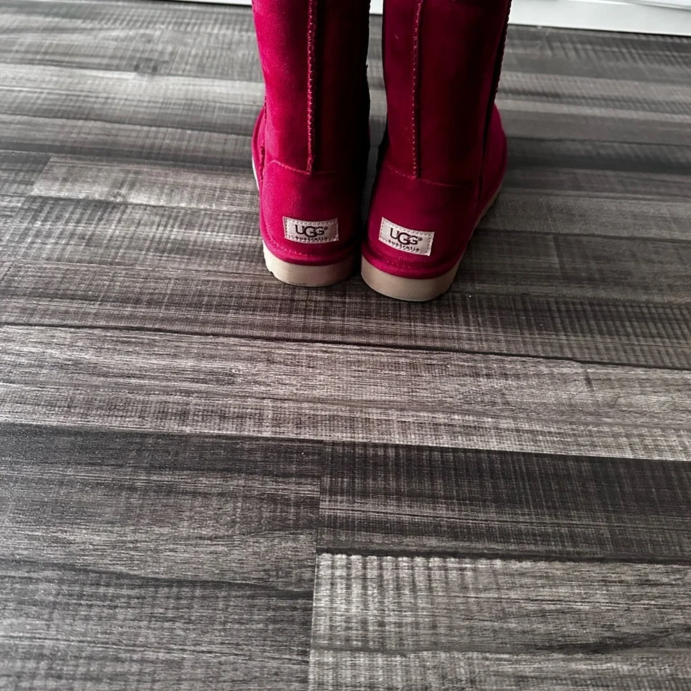 UGG Red Suede Boots - Picture 3 of 5